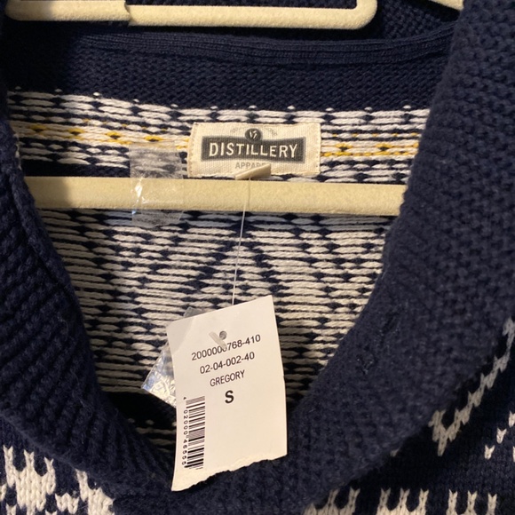 gregory fairisle shawl collar pullover Size S - Picture 2 of 3